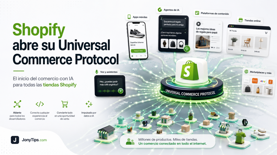 Shopify abre su Universal Commerce Protocol: el inicio del comercio con IA para todas las tiendas Shopify