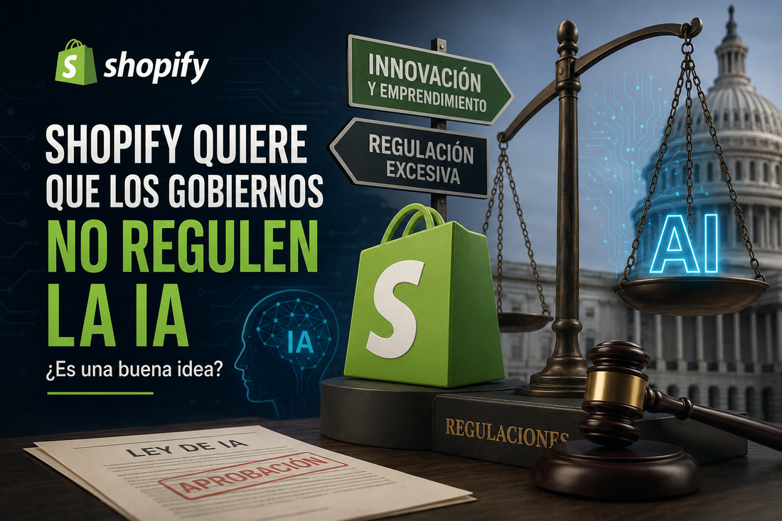 Shopify quiere que los gobiernos no regulen la IA. ¿Es una buena idea?
