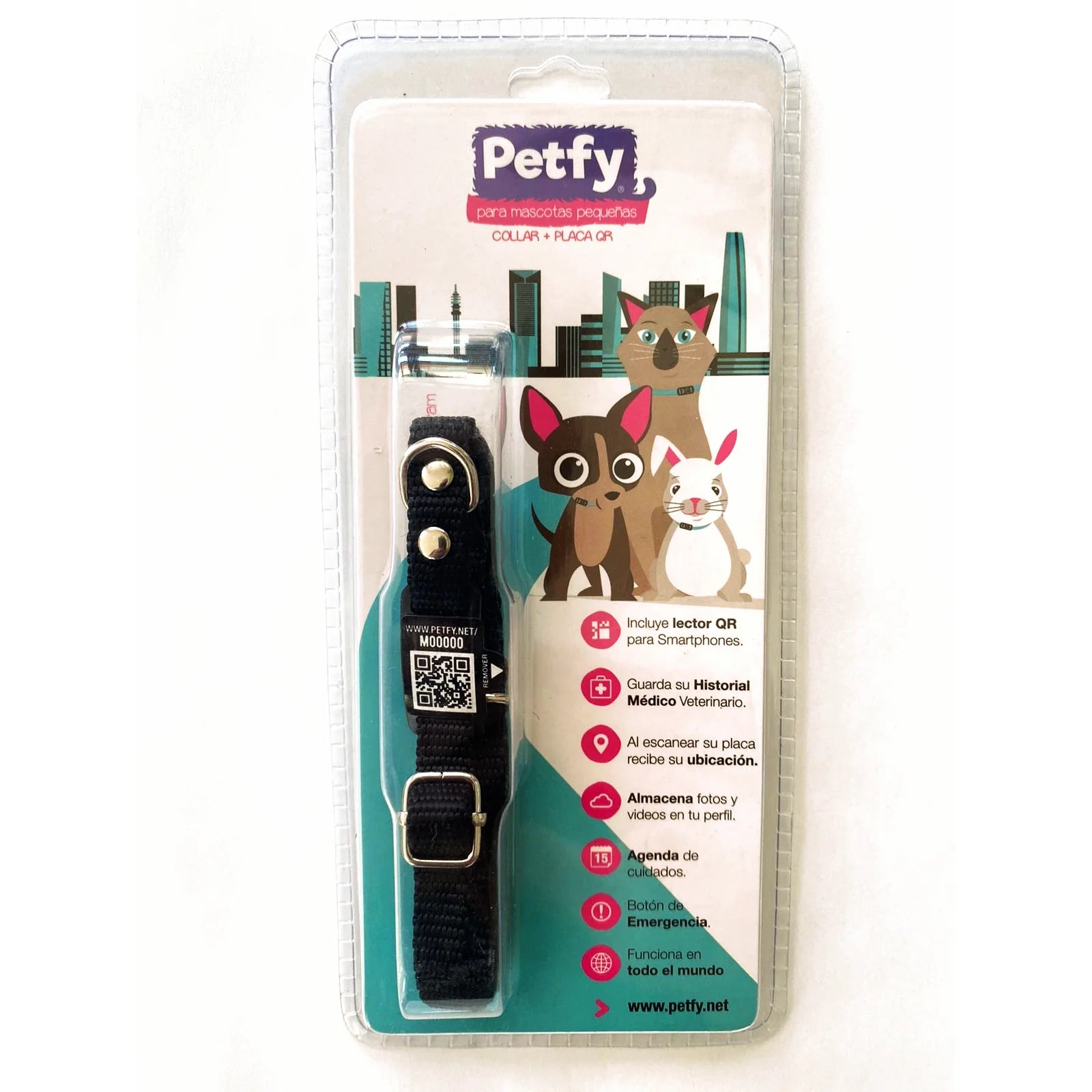 Collar Petfy QR - Tienda Petfy