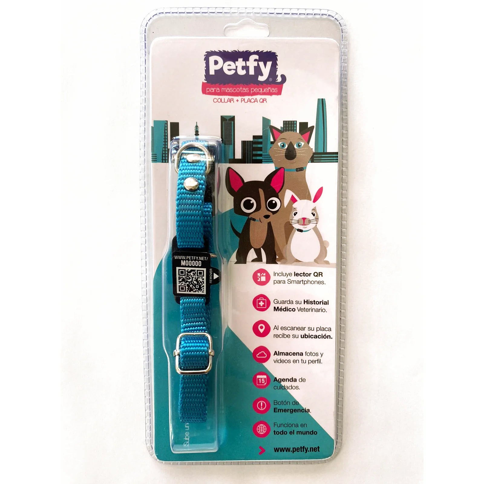 Collar Petfy QR - Tienda Petfy