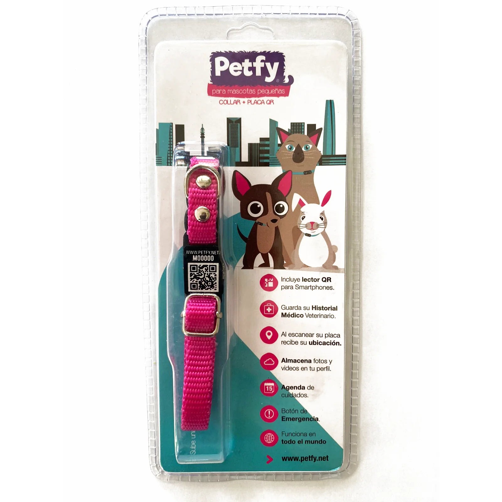 Collar Petfy QR - Tienda Petfy
